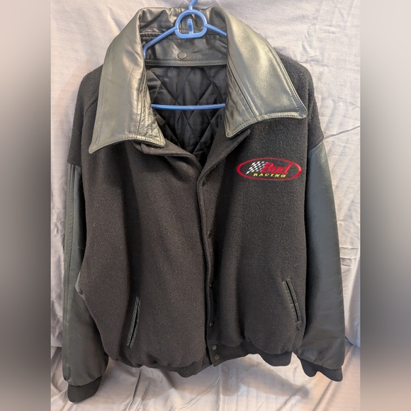 Vintage Bud Racing Wool Bomber Jacket - Picture 2 of 3